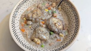 White Bean Pot Pie Soup (GF, V)