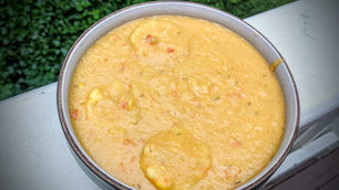 Jamaican Spiced Corn Soup (GF, V)