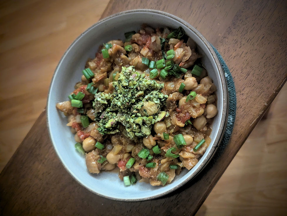 Harissa Fig & Chickpea Stew (GF, V)
