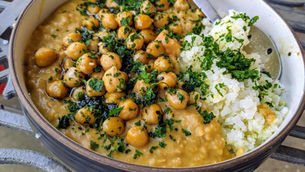 Sweet Potato and Lentil Curry with a Leftovers Idea
