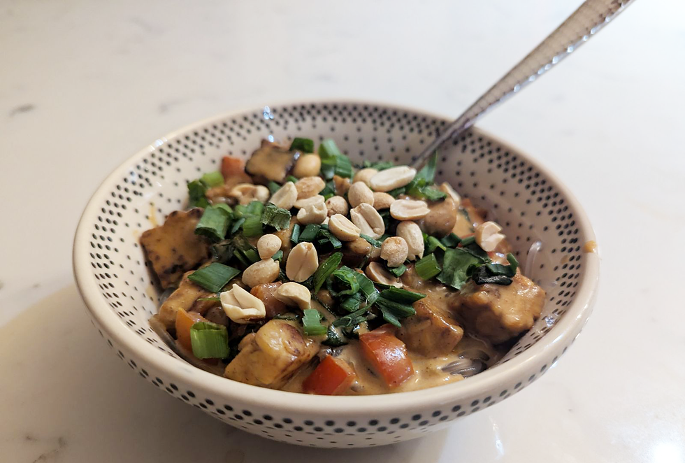 Thai Tempeh Noodle Skillet (GF, V)