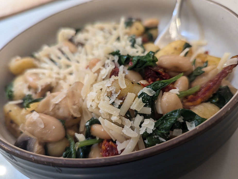 Gnocchi With Sundried Tomatoes And White Beans