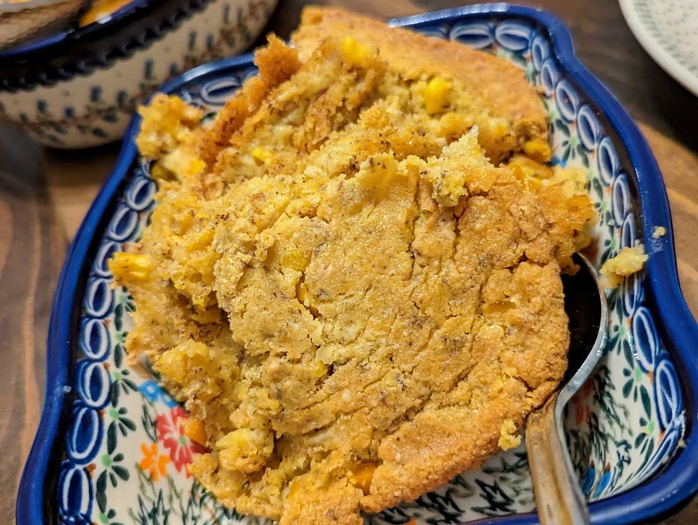 Cornbread Casserole (GF, V)