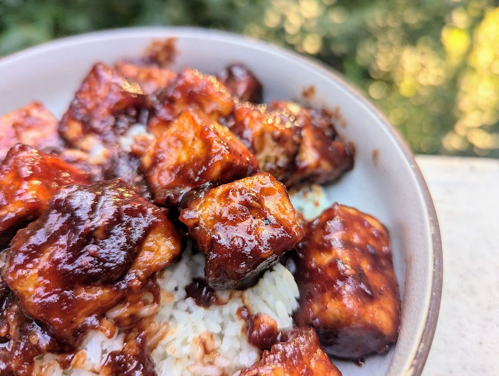 Blackberry Gochujang Tofu (GF,V)