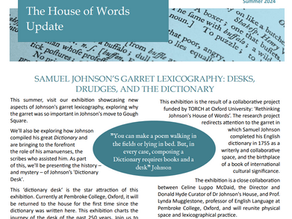 Summer 2024 House of Words Newsletter