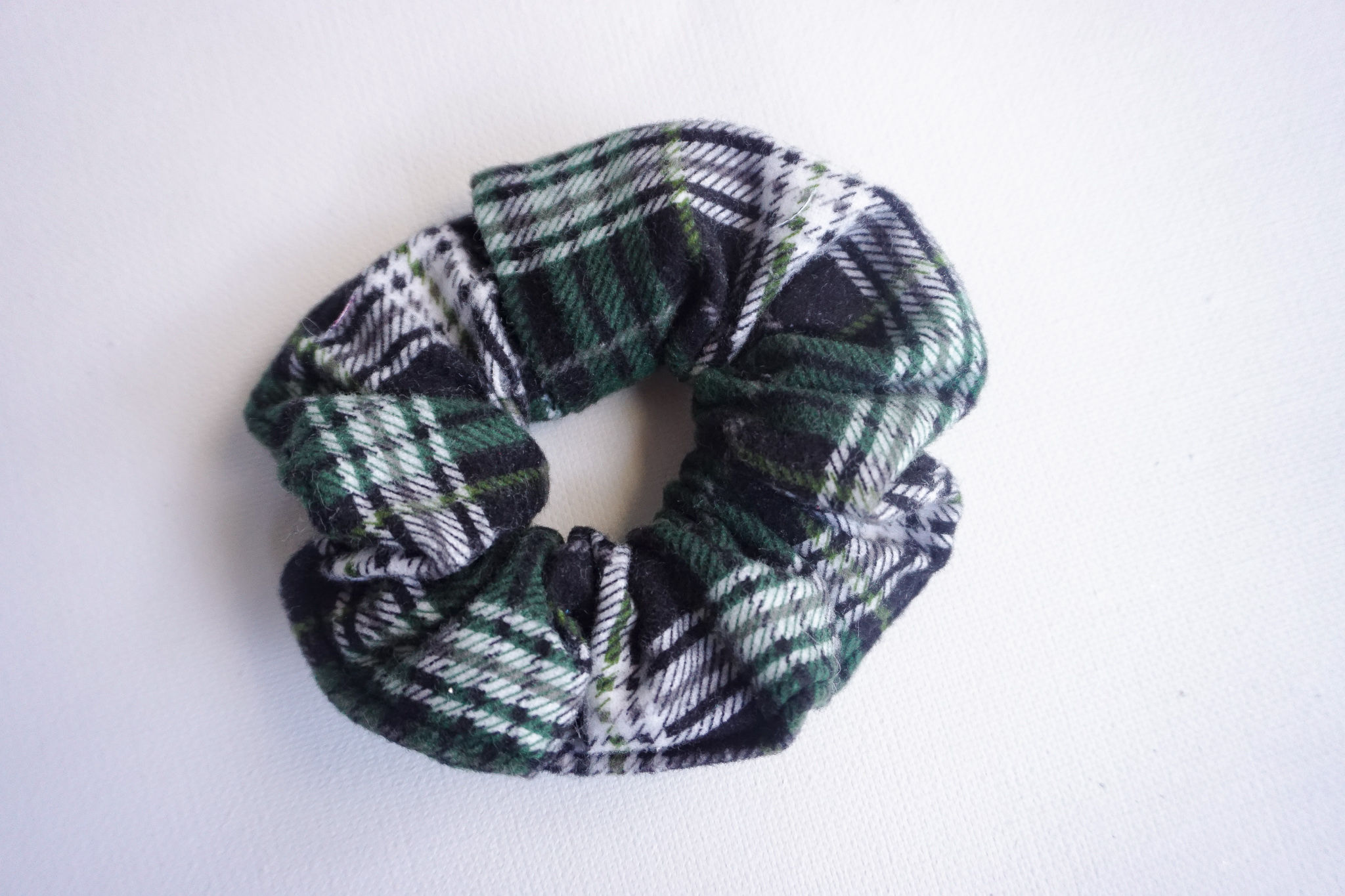 Scrunchy - Green Plaid