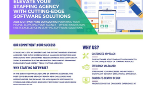 Elevate Your Staffing Agency: AILIE & CTI Partners Consulting Leads the Way with Cutting-Edge Softwa