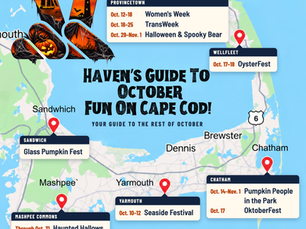 HAVEN’S October GUIDE TO FUN ON CAPE COD! 🦪🍁Here’s The Rest of October!