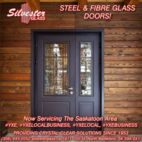 -> Steel & Fibreglass doors!