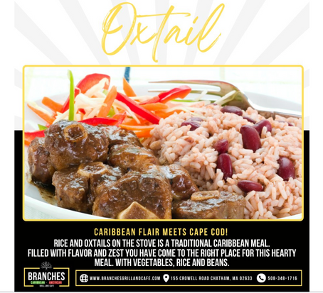 -> OXTAIL - CARIBBEAN FLAIR MEETS CAPE COD!