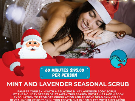 Indulge in the serenity of the season with our luxurious Mint and Lavender Seasonal Scrub! Â