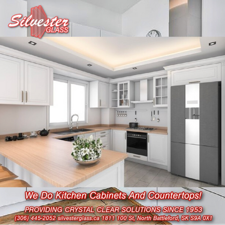 Unveiling Elegance: Transforming Kitchens with Silvester Glass Cabinets & Countertops
