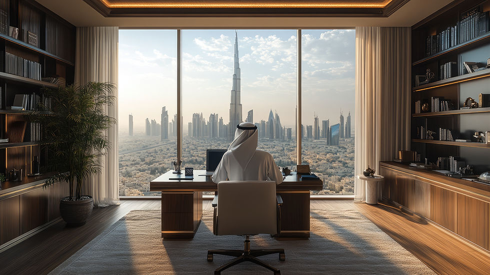 man-traditional-clothing-sitting-desk-with-view-modern-city-skyline.jpg