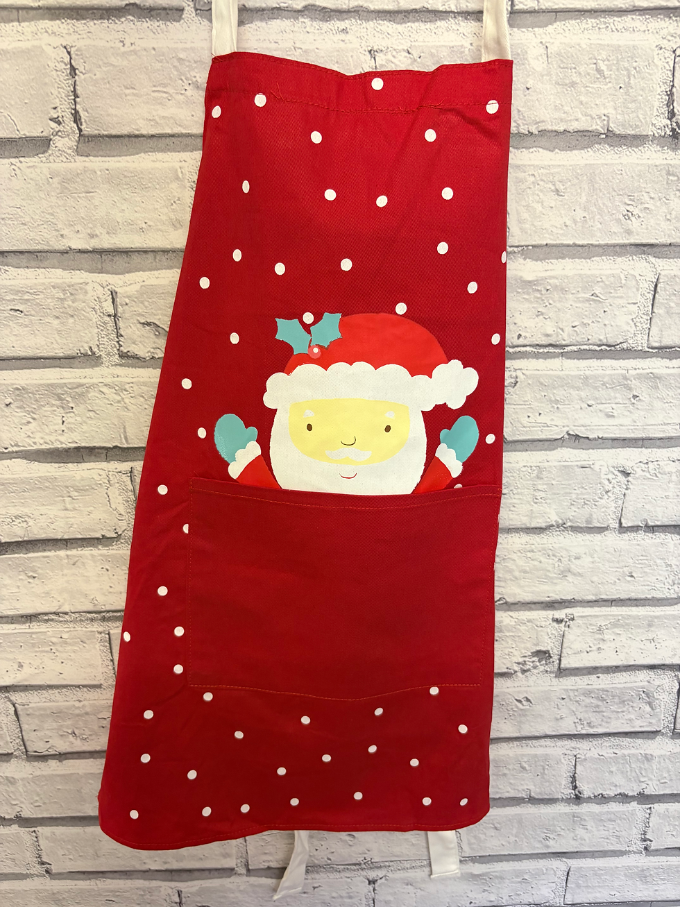 Thumbnail: Personalised Christmas apron.