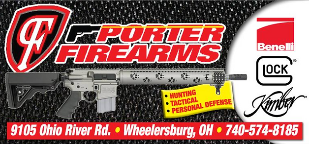 Porter Firearms Local Happenings Wheelersburg Scioto County Ohio Retail Sporting Guns