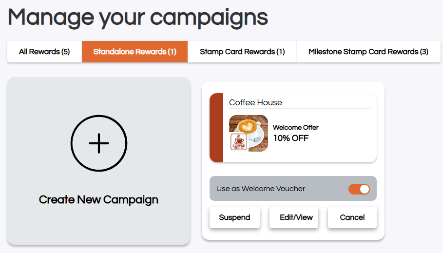 Welcome Coupon on meed