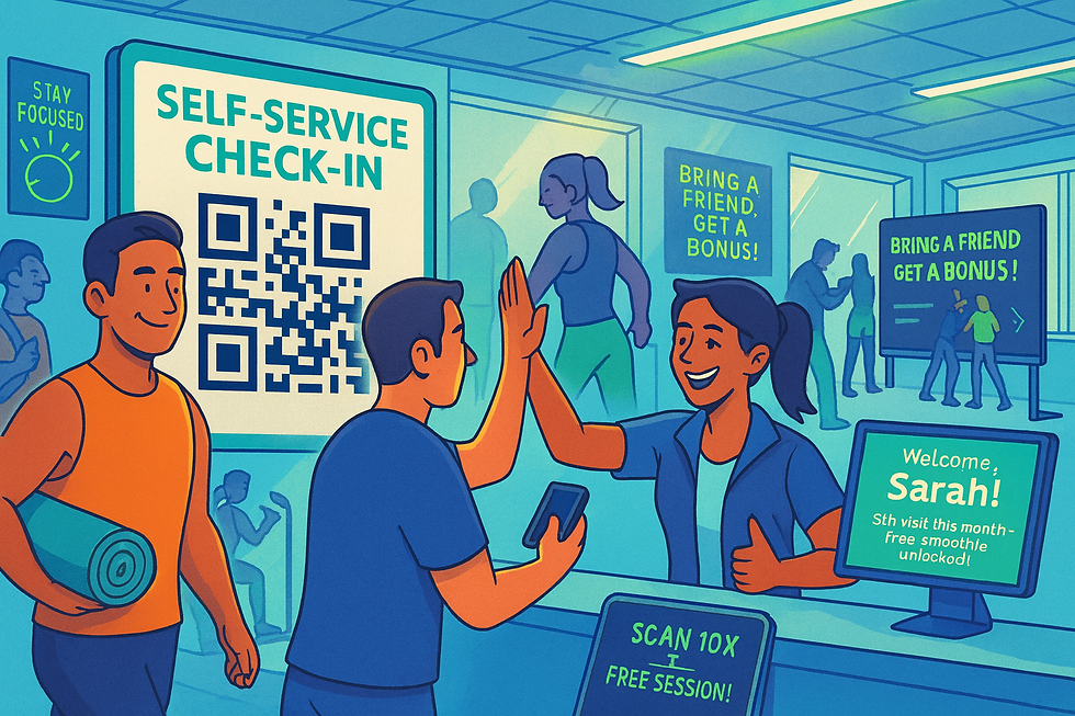 Using a Simple Checkin System to Track Member Attendance