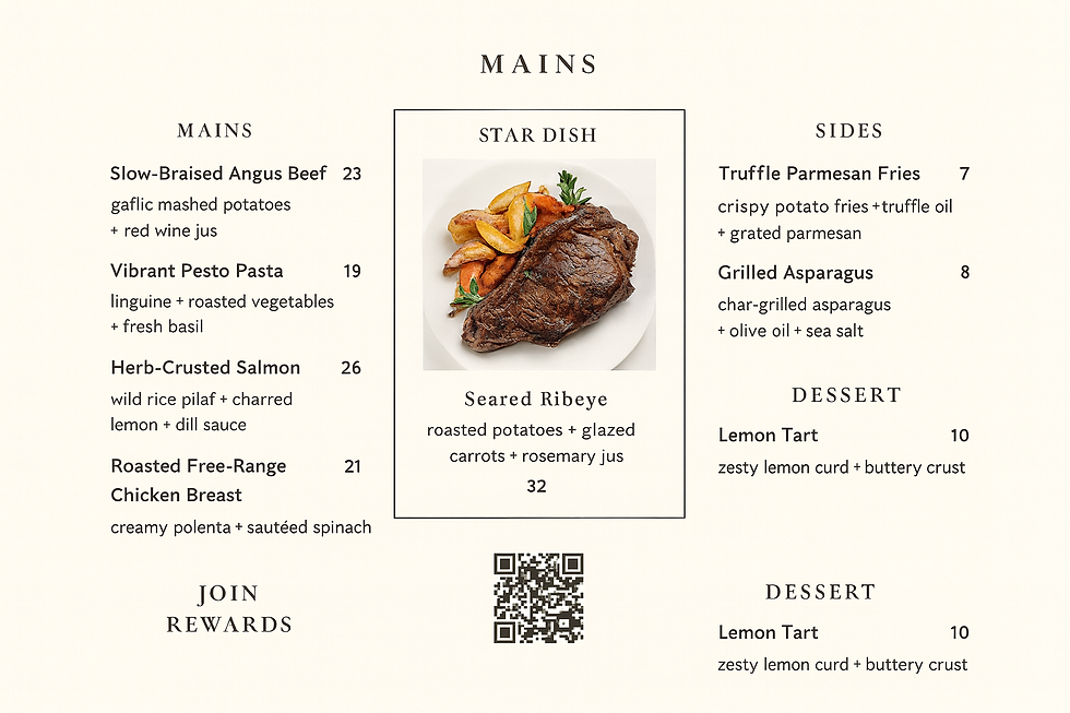 How to Design Your Menu to Increase Profits