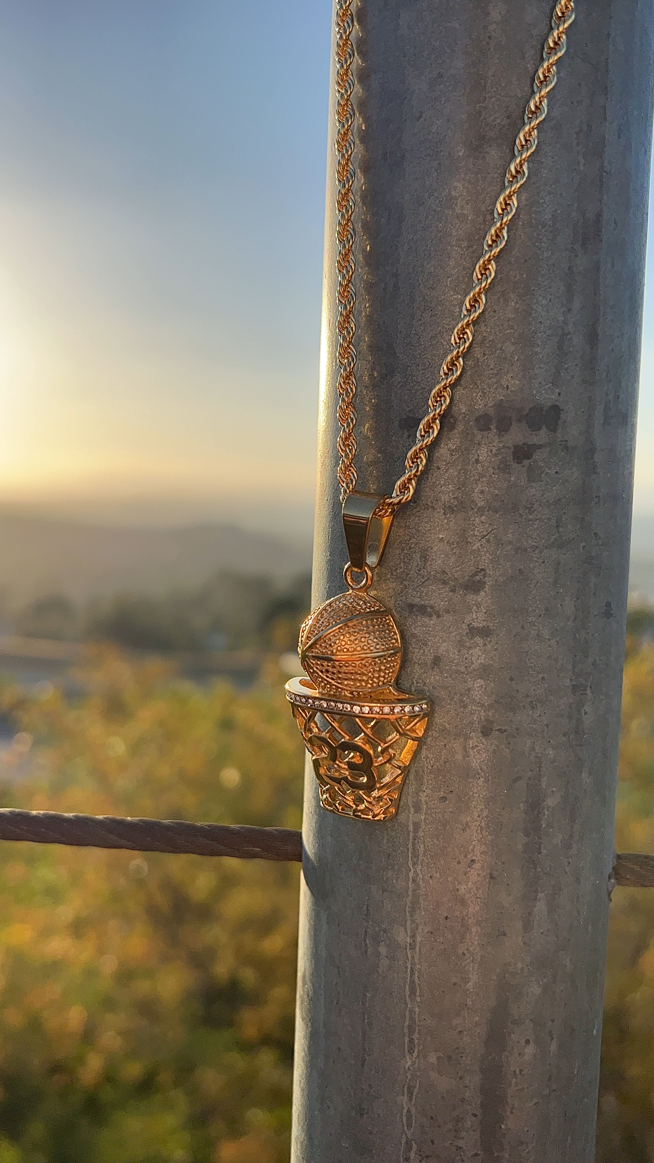 Basketball Necklace