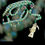 Thumbnail: Green Religious Angel of Death Rosary for Home Decor - Ornaments