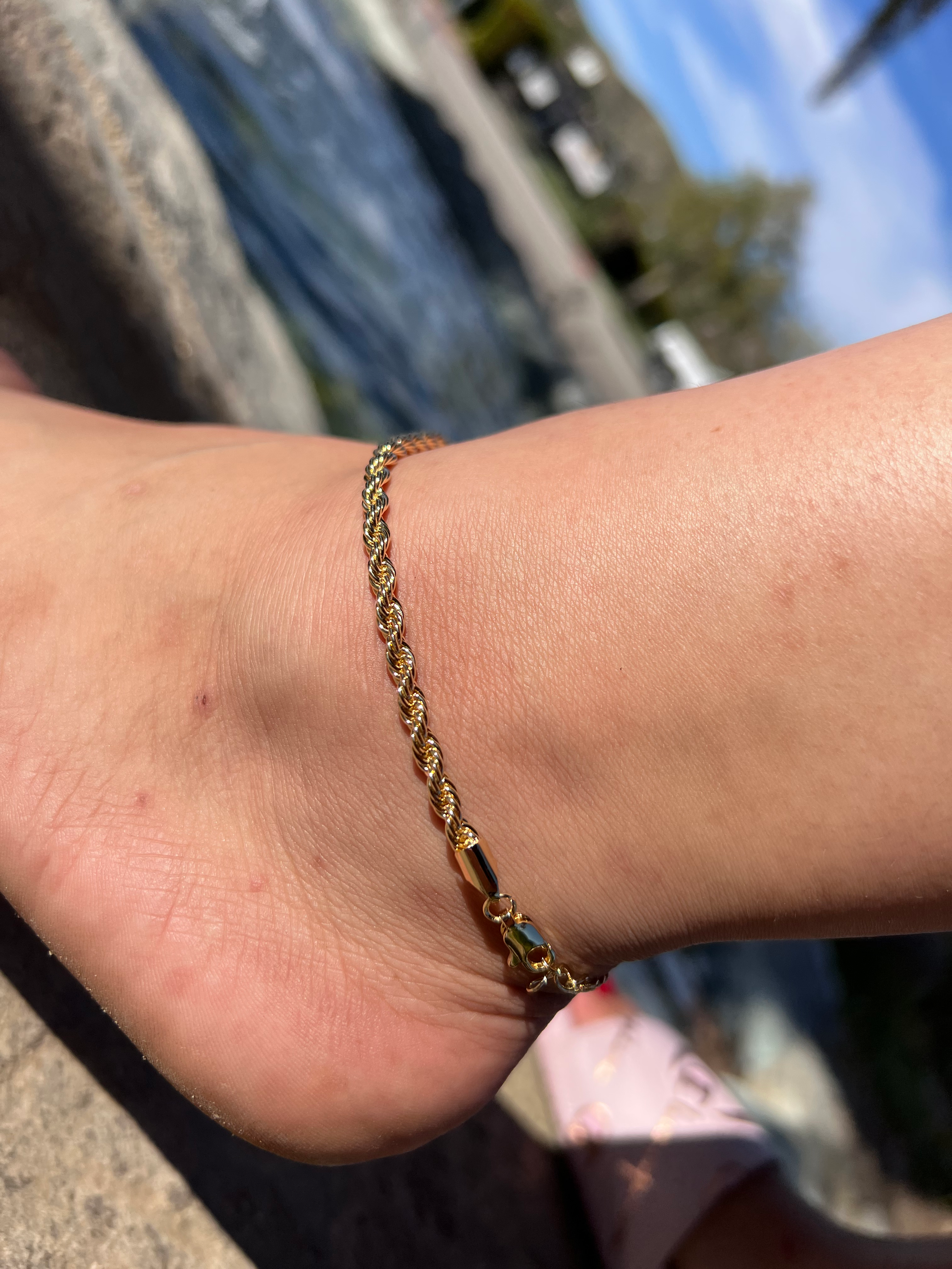 Rope anklet