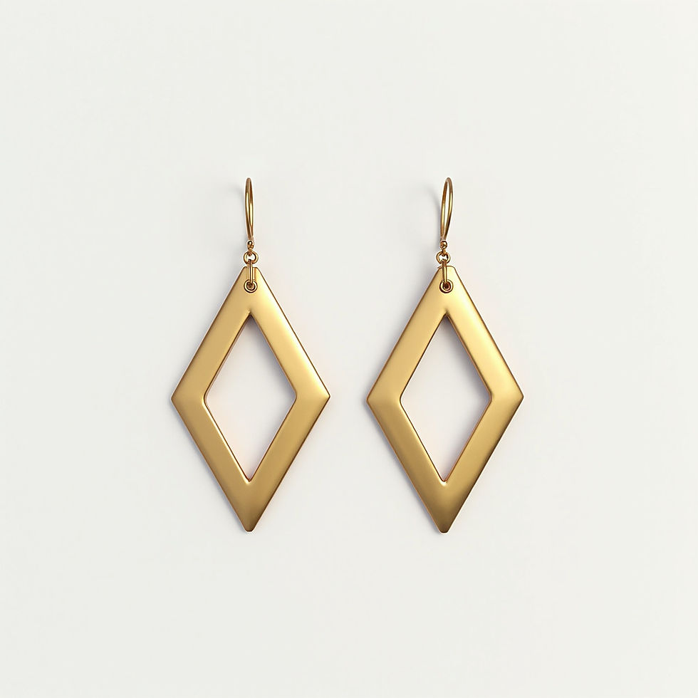 Geometric Drop Earrings