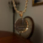 Thumbnail: The Last Supper Necklace with 24' Inch Rope Chain - Gold Color