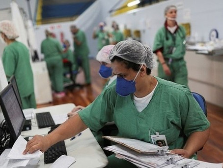 Covid-19: Brasil registra 881 mortes em 24h; total chega a 12,4 mil
