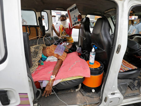 Índia bate recorde mundial de casos de Covid pelo 5º dia seguido