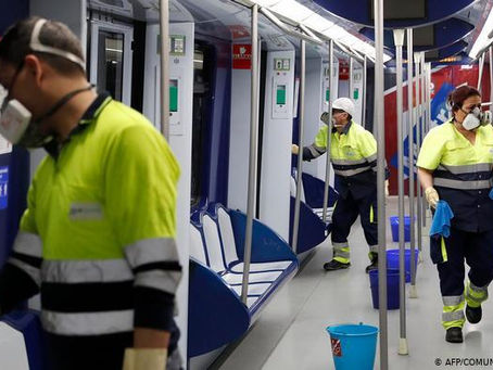Falta de máscaras e respiradores traz tensão aos hospitais espanhóis