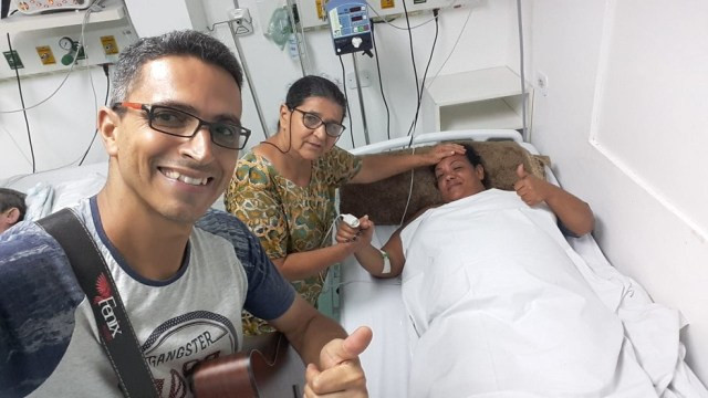 Projeto 'Canto no Leito' busca incentivar trabalho voluntário e humanizar pacientes em Bertioga, SP — Foto: Divulgação/Instituto Nacional de Tecnologia e Saúde