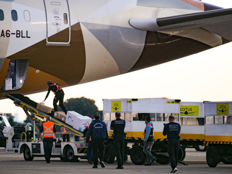 Covid-19: Brasil recebe 10 toneladas de itens de saúde dos Emirados Árabes