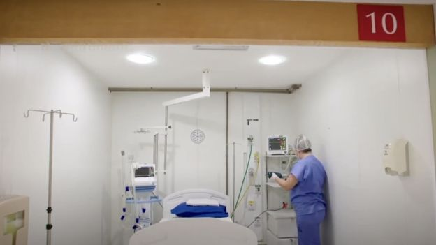 Imagem de leito hospitalar aberto em Pernambuco