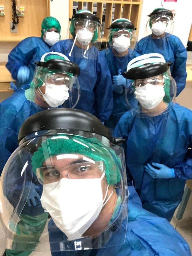 Enfermeira trabalha em hospital de Sorocaba — Foto: Arquivo pessoal