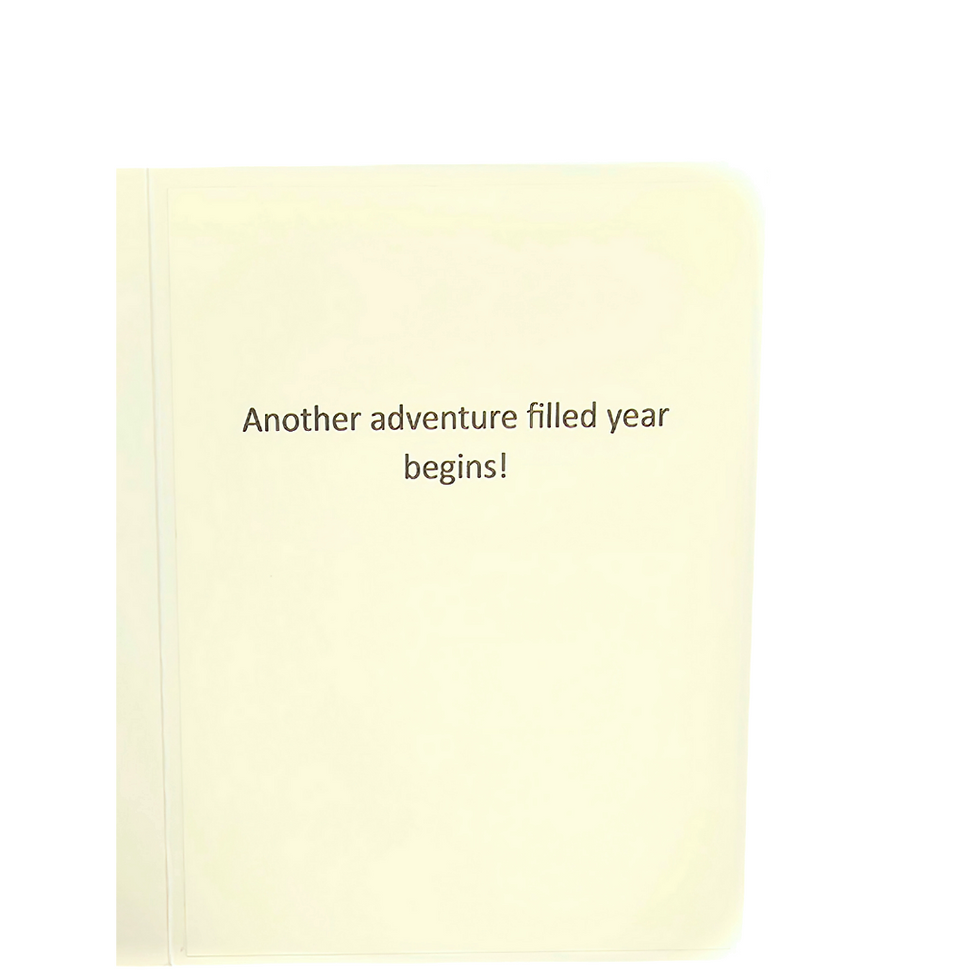 Thumbnail: inside of happy birthday card