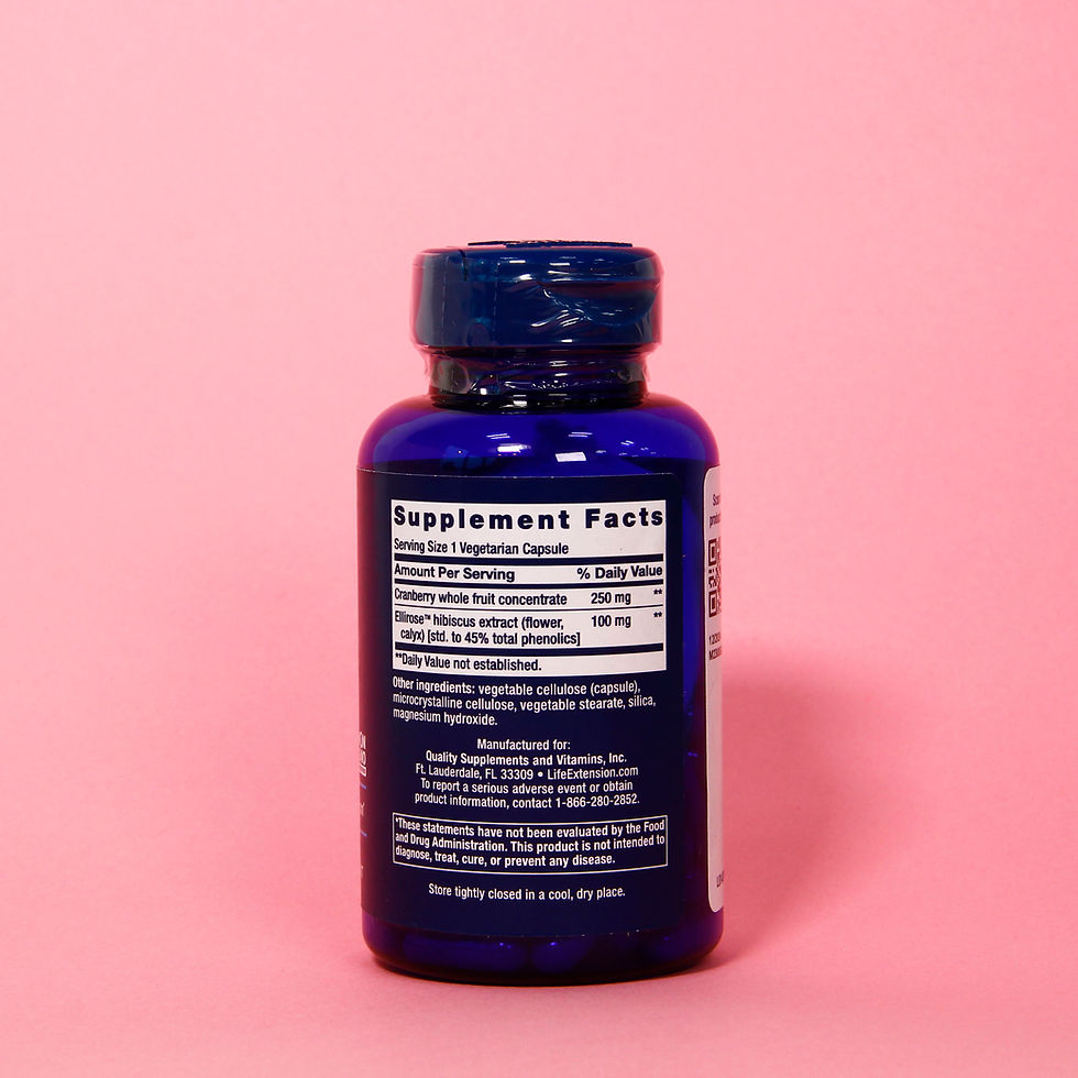 Thumbnail: Life Extension, Optimized Cran-Max, 60 Capsules_Supplement Facts