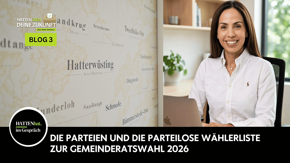 🗳️ WAHLSERIE BLOG 3 - HATTENhat. im Gespräch: Die Parteien und die parteilose Wählerliste zur Gemeinderatswahl 2026