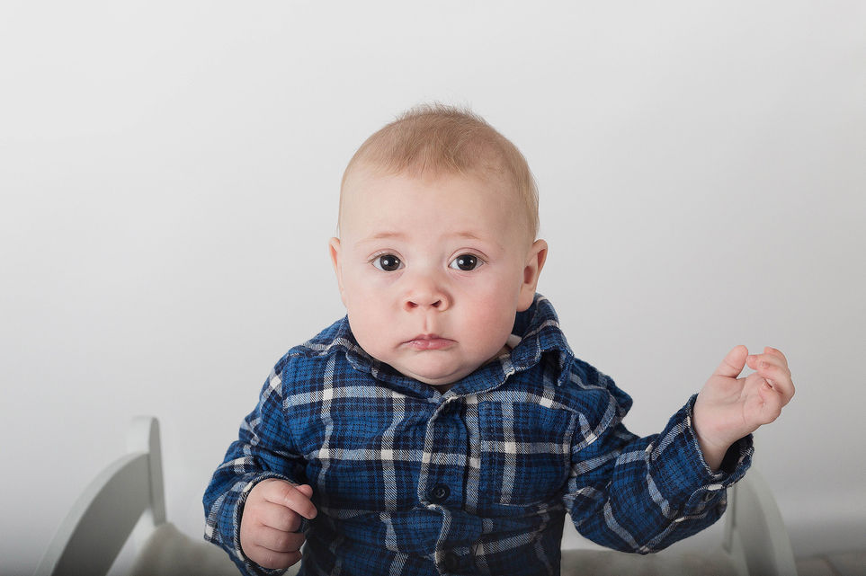 Deeside baby photography in the studio