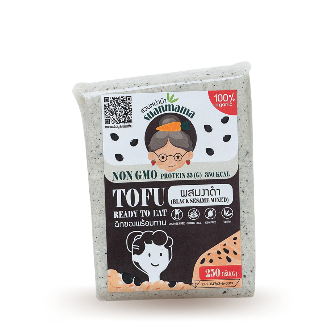 Suanmama 100% NON GMO organic tofu (Roasted black sesame)