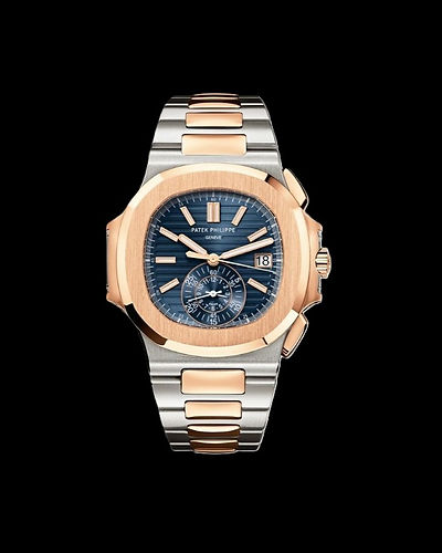 Patek Philippe "Nautilus Chronograph" Two tone