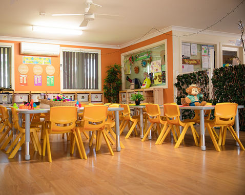 Classroom for preschoolers at Kidzspot Ornella in Glendenning.