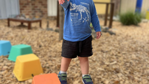 Having fun with outdoor activities at Kidzspot Early Learning Centres in Erskine Park.