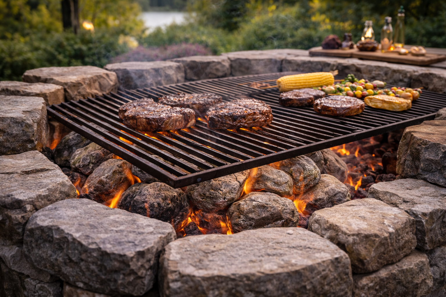 Natural BBQ Stone