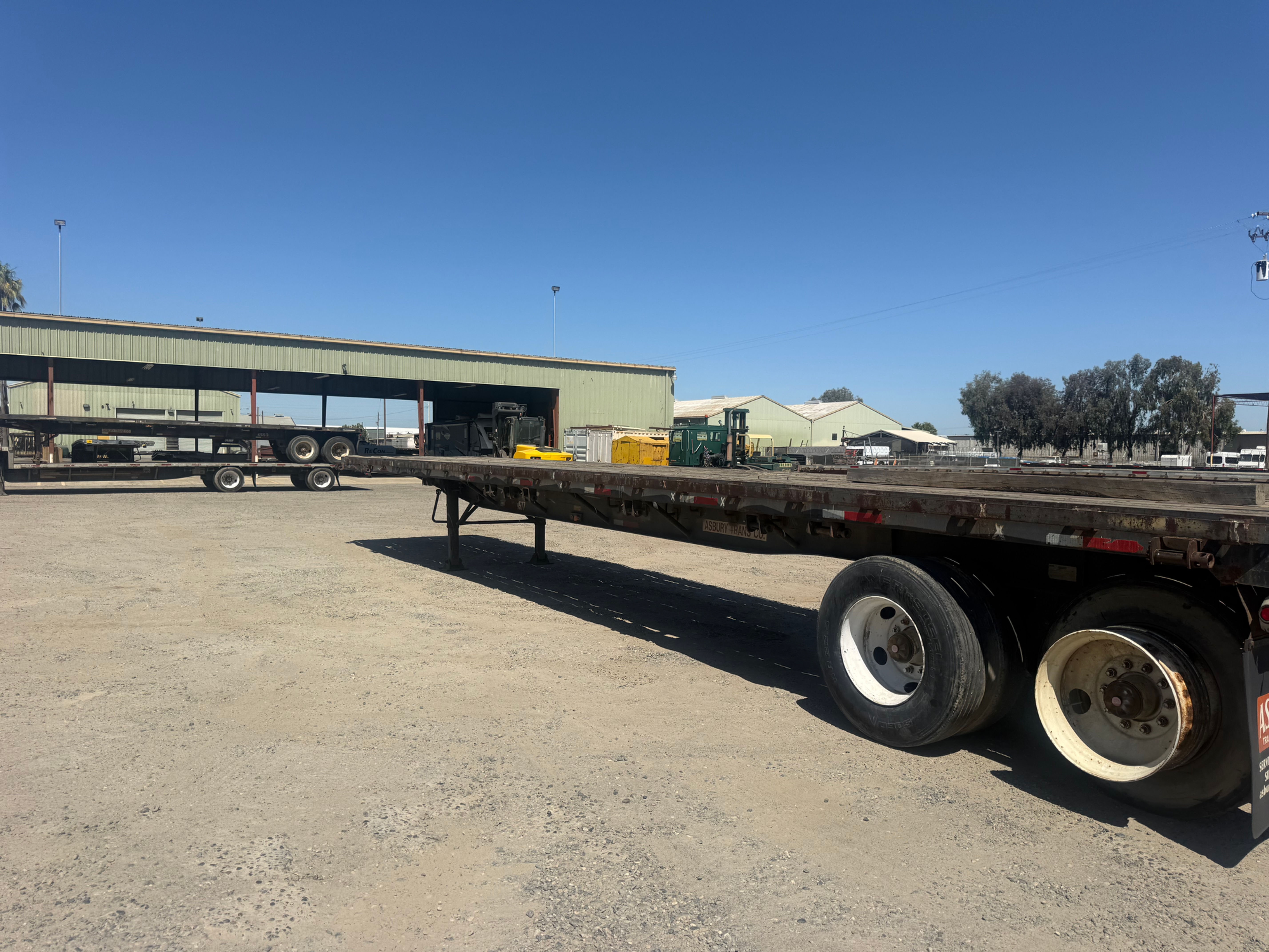 1988 Fruehauf 45' Steel Flatbed Closed Tandem