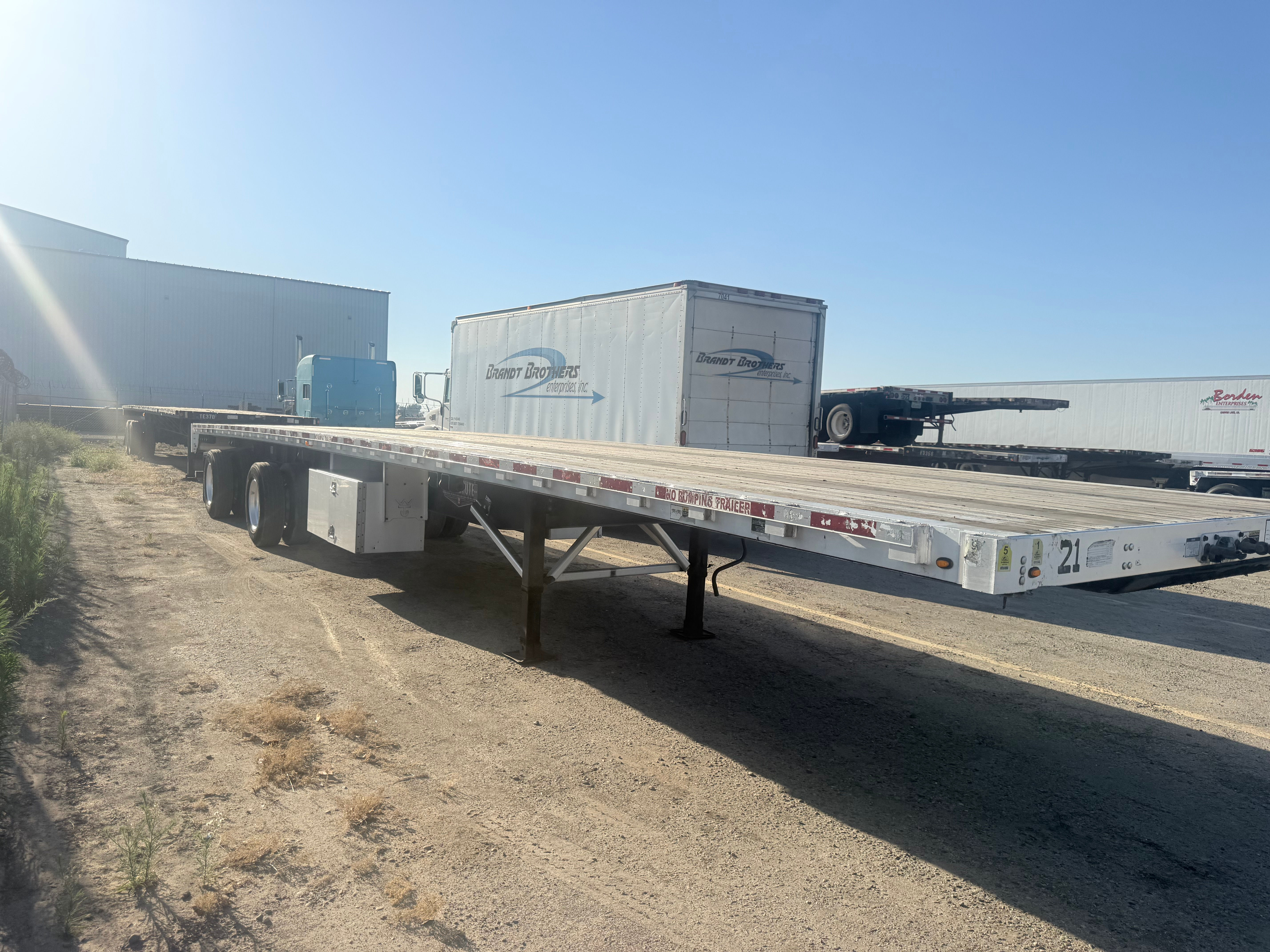 2017 Wilson 48' Combo Flatbed Front Slide