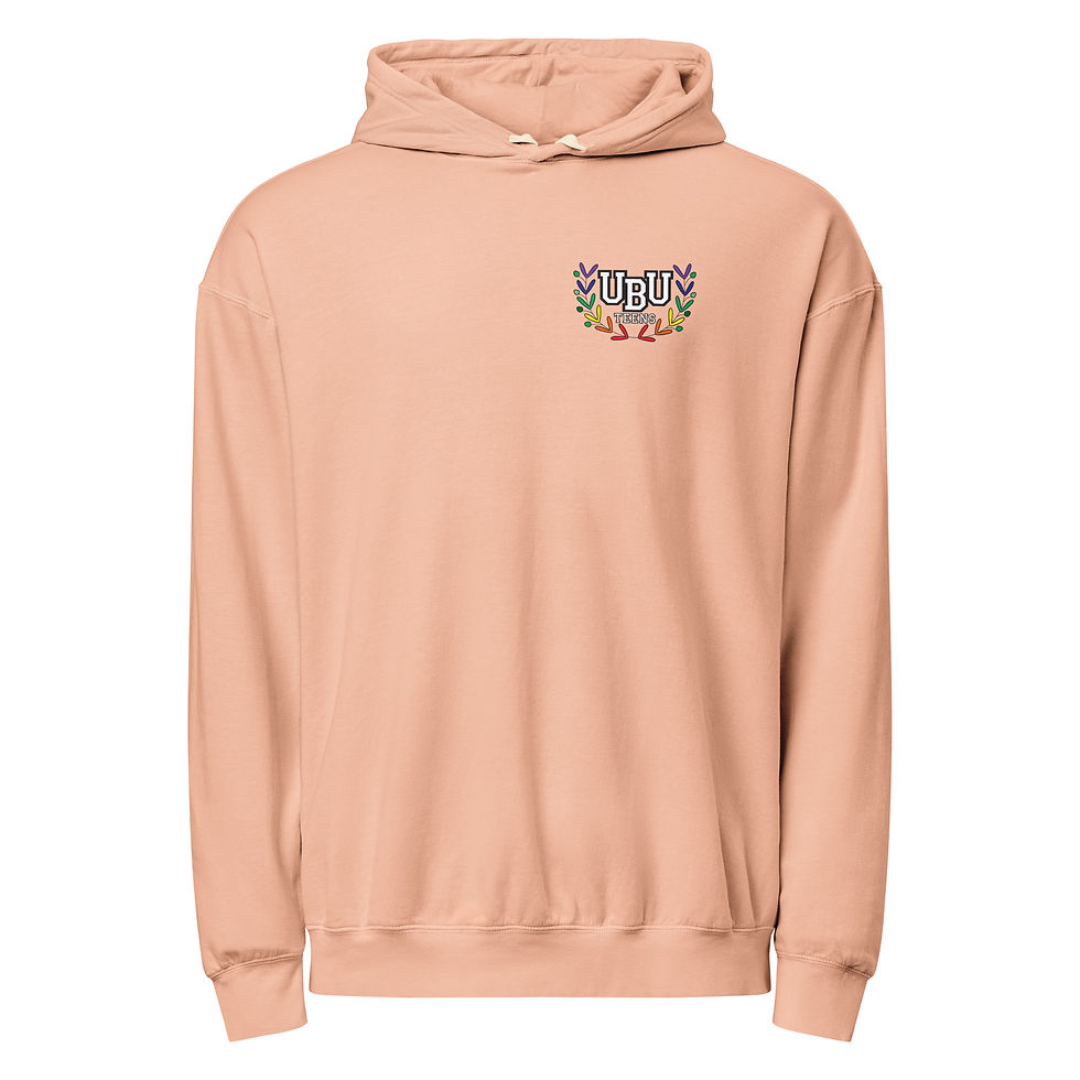 Thumbnail: Unisex garment-dyed lightweight hoodie