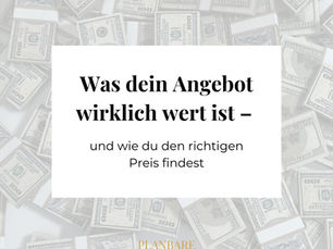 Coaching-Preise festlegen