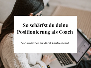 Positionierung als Coach