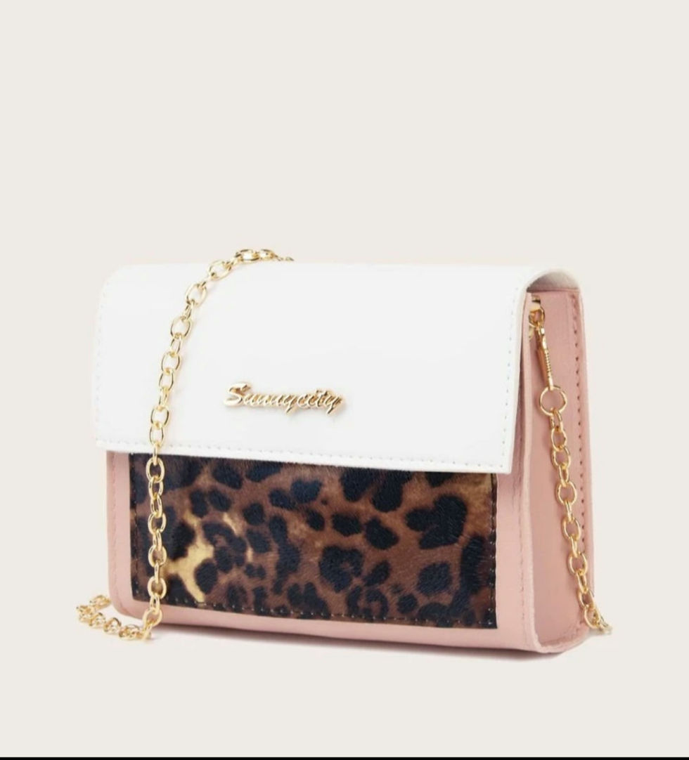 Thumbnail: Leopard clutch bag