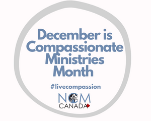 December is Compassionate Ministries Month